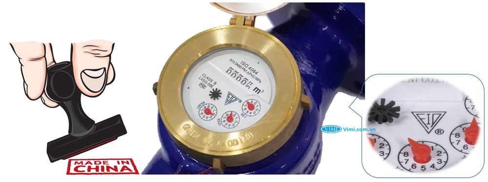 Đồng hồ Fuda LXSG mặt bích - 1