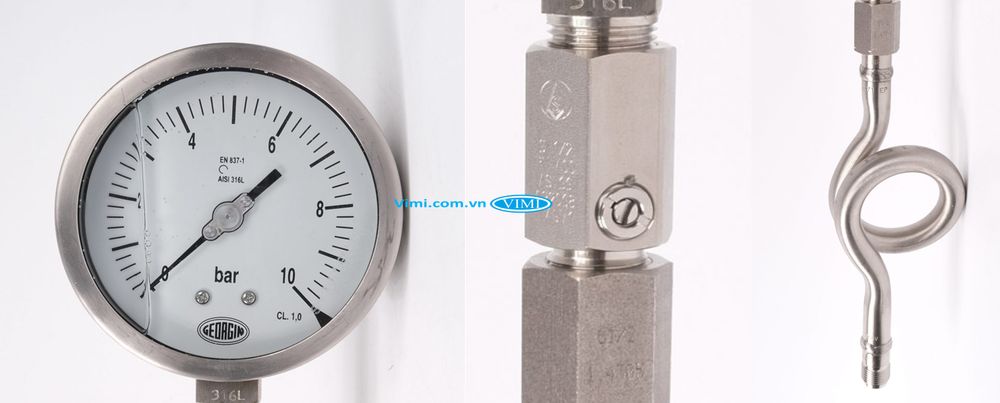 Đồng hồ áp suất Georgin 0~10bar Đồng hồ áp suất Georgin 0~10bar2