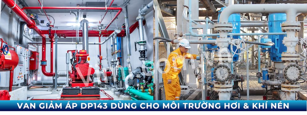 Môi trường làm việc của van Spirax Sarco DP143