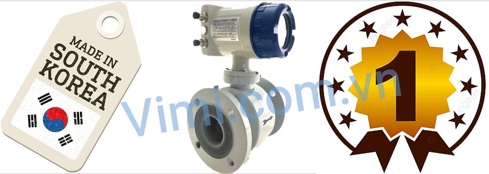 Đồng hồ đo lưu lượng điện tử Hansung DN100 Đồng hồ nước hansung DN100 1