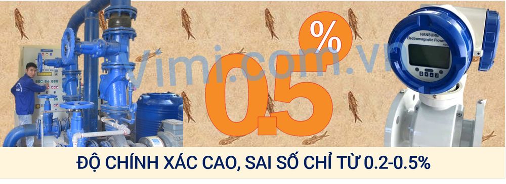 Đồng hồ đo lưu lượng điện tử Hansung DN100 Đồng hồ nước hansung DN100 3