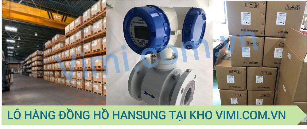Đồng hồ đo lưu lượng điện tử Hansung DN100 Đồng hồ nước hansung dn25 2