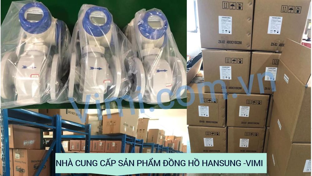 Đồng hồ đo lưu lượng điện tử Hansung DN65 Đồng hồ nước hansung dn32 2
