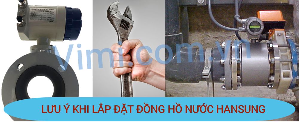 Lưu ý lắp đặt Đồng hồ nước hansung 