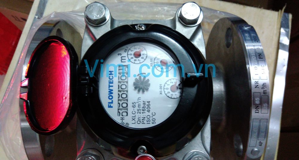 Flowtech inox mặt bích Đồng hồ nước inox mặt bích 3