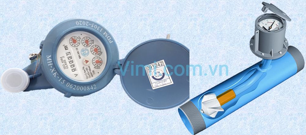 Minh Hoà MH-XK thân nhựa lắp đứng DN15