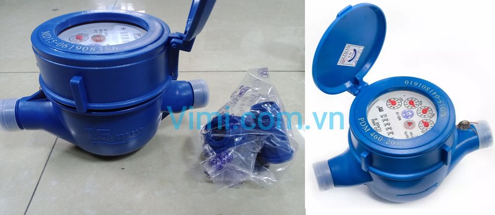 Minh Hoà MH thân đồng cấp B DN15 Cấu tạo đồng hồ nước MH DN15