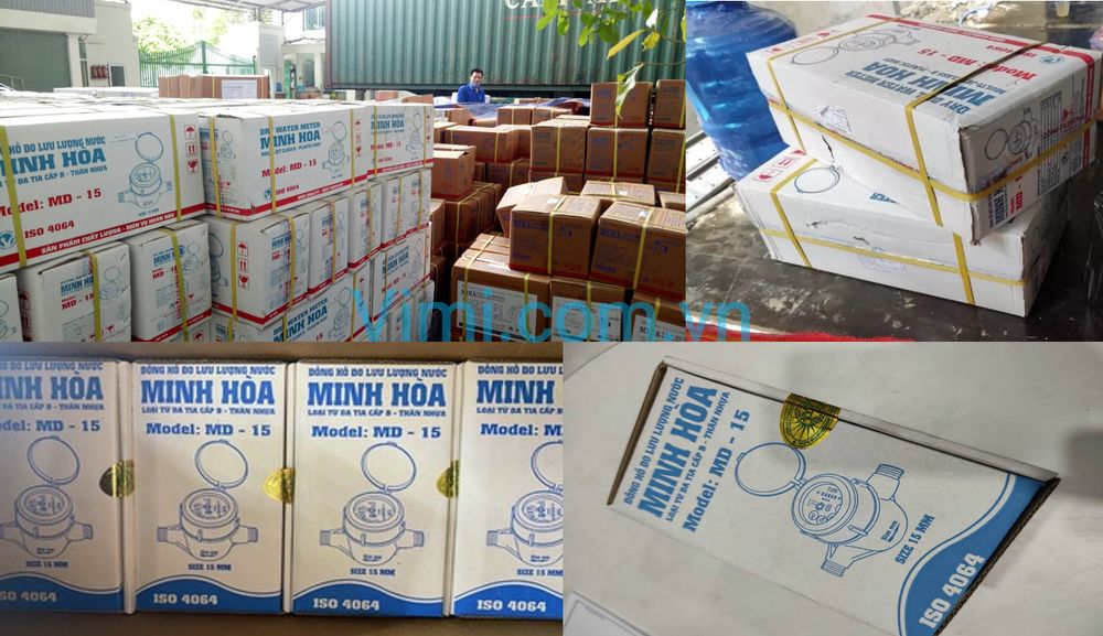 Minh Hoà MH thân đồng cấp B DN15 Kho đồng hồ nước MH DN15, số lượng lớn, giá rẻ
