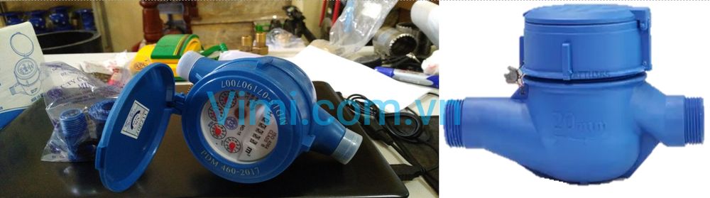 Minh Hoà MH thân đồng cấp B DN15 Đồng hồ nước Minh Hoà DN20 2