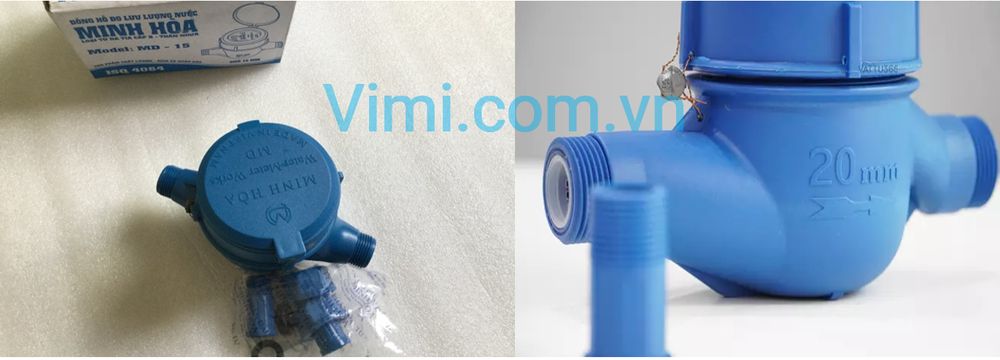 Minh Hoà MH thân đồng cấp B DN20 Đồng hồ nước Minh Hoà DN20