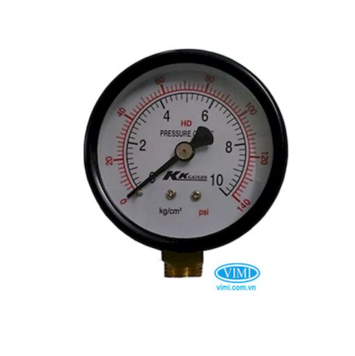 Đồng hồ áp suất KK Gauges chân đứng