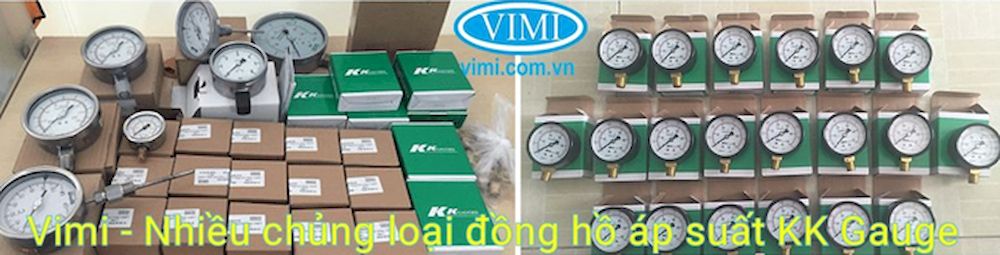 Đồng hồ áp suất KK Gauges chân đứng Đồng hồ áp suất KK Gauges chân đứng