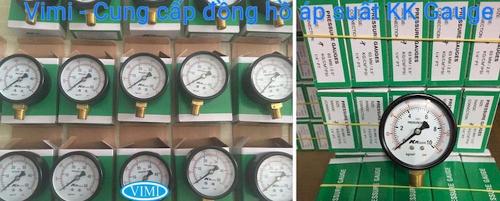 Đồng hồ áp suất KK Gauges 0-250bar Đồng hồ áp suất KK Gauges_vimi