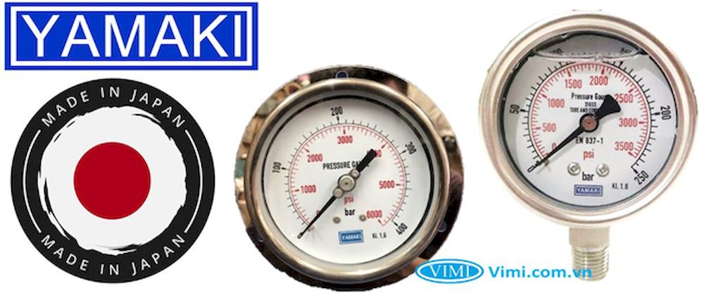 Đồng hồ áp suất Yamaki