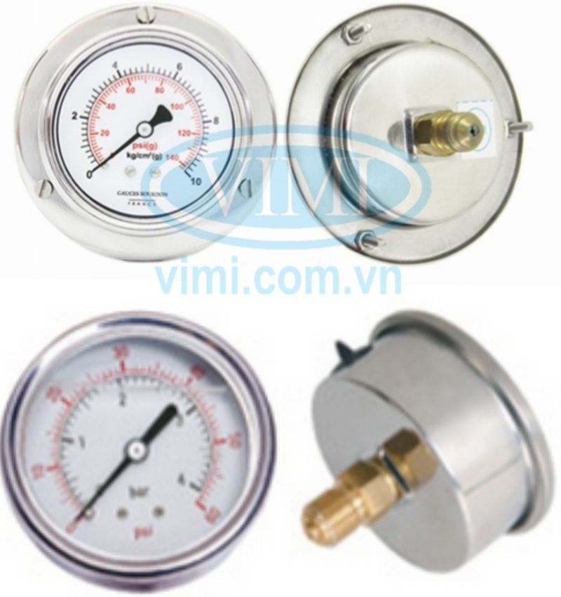 Ưu điểm đồng hồ áp suất KK Gauges chân sau_vimi