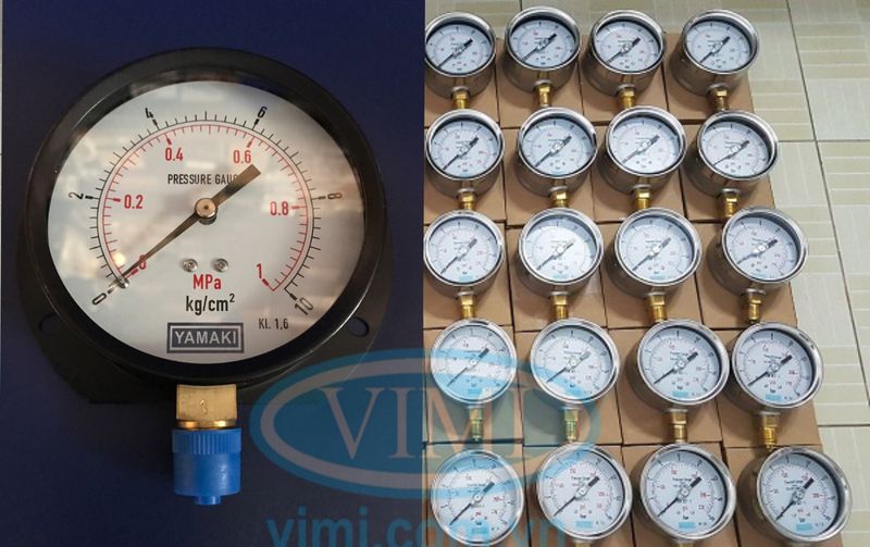 Đồng hồ đo áp suất Yamaki 0-1 bar-vimi
