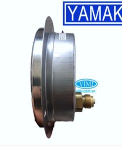 Đồng hồ đo áp suất Yamaki vành inox _vimi