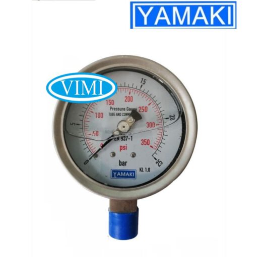 Đồng hồ đo áp suất Yamaki 0~25 bar _vimi