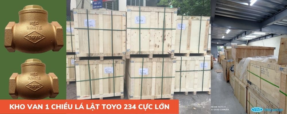 Van 1 chiều lá lật 234 kho van 1 chiều toyo lá lật 234