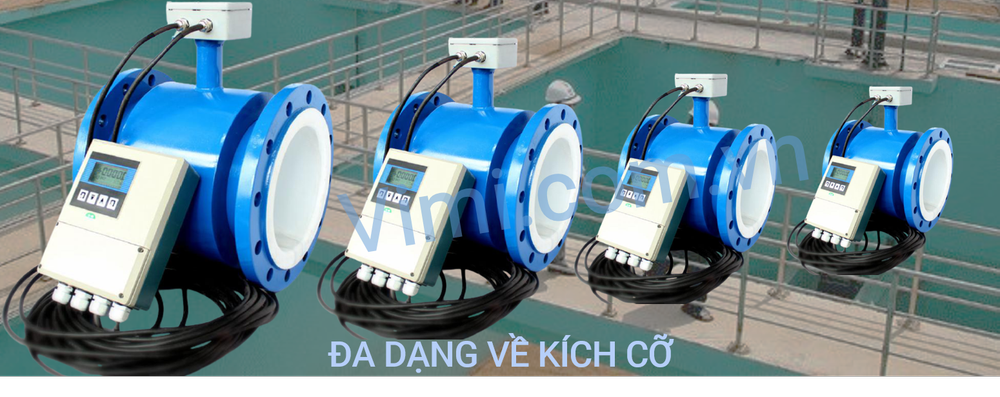 Đồng hồ nước Flowtech điện tử màn hình dời đa dạng về kích thước