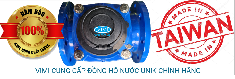 Đồng hồ nước Unik DN100 - sản xuất trên dây chuyền công nghệ tiên tiến