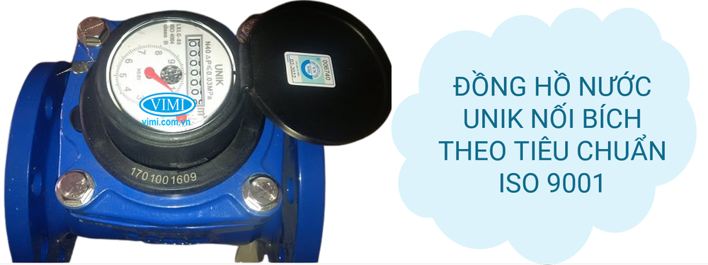 Đồng hồ nước Unik DN125 mặt bích