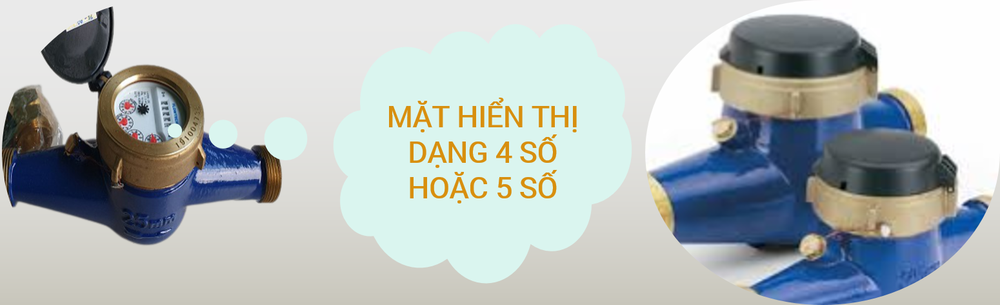 Mặt hiển thị Unik thân gang nối ren DN40