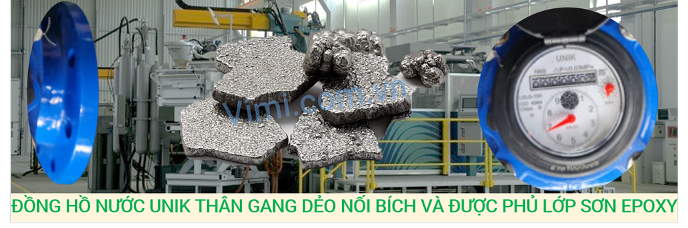Đồng hồ nước Unik DN80 nối dạng bích