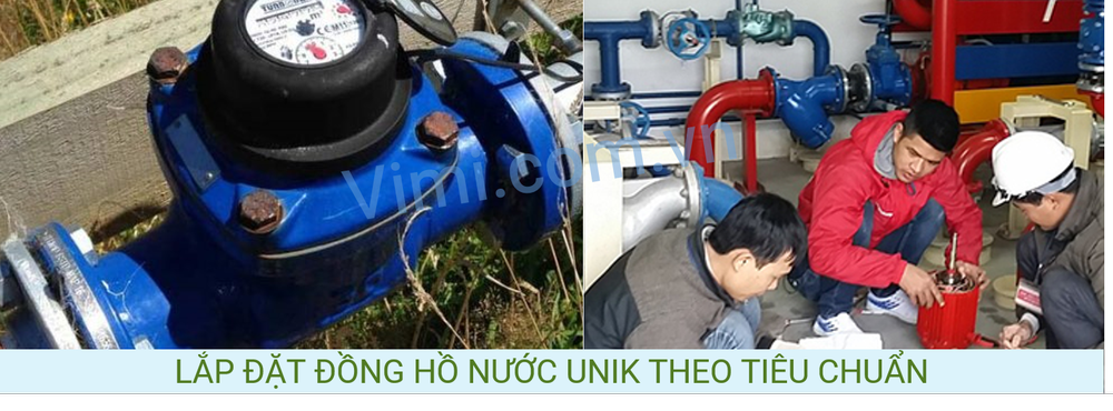 Ứng dụng của đồng hồ nước Unik DN80