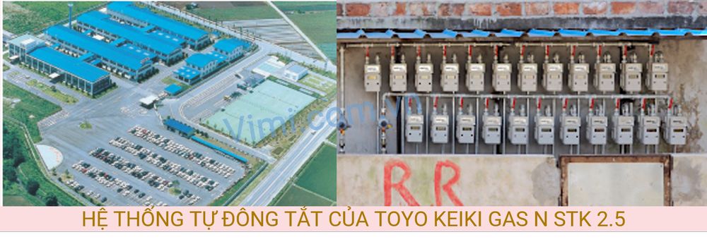 Hệ thống tự động tắt của Toyo Keiki gas N STK 2.5