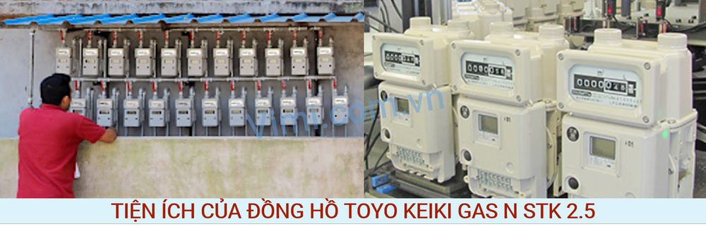 Tiện ích của đồng hồ Toyo Keiki gas N STK 2.5 