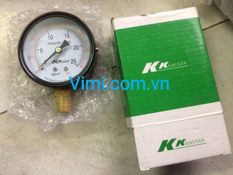Đồng hồ áp suất KK Gauges 0-25bar Đồng hồ áp suất KK Gauges 0-25bar _vimi
