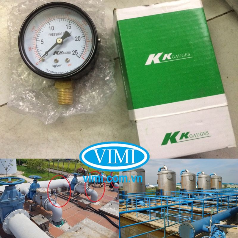 Đồng hồ áp suất KK Gauges 0-25bar Đồng hồ áp suất KK Gauges 0-25bar _vimi