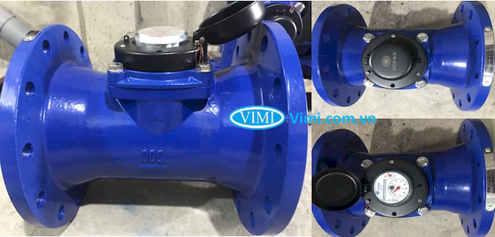 Đồng hồ nước thải Dupan nối bích