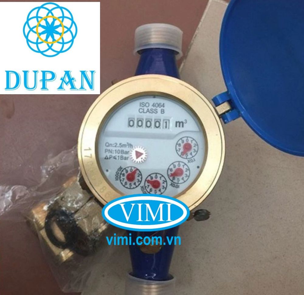 đồng hồ nước sạch Dupan thân đồng3_vimi