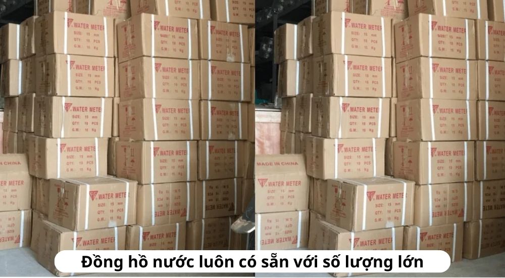 Tổng kho Vimi cung cấp số lượng lớn sản phẩm đồng hồ nước nóng