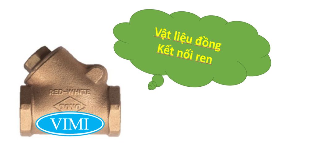 Van 1 chiều lá lật đồng nối ren 236A vld ket noi ren vimi