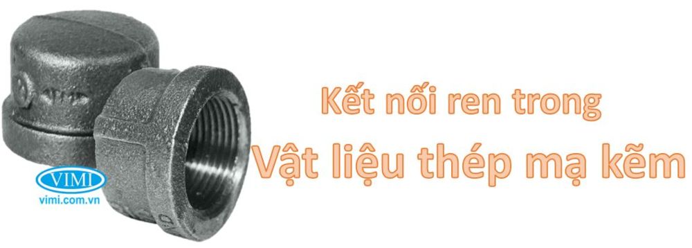 Nút bịt thép mạ kẽm ren trong Shan xi 4