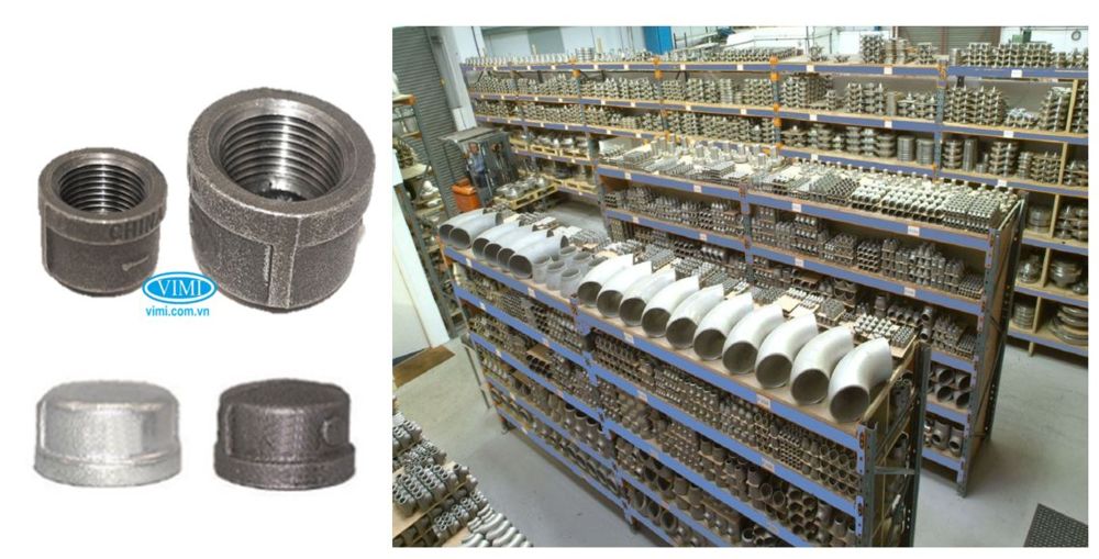 Nút bịt thép mạ kẽm ren trong Shan xi 6