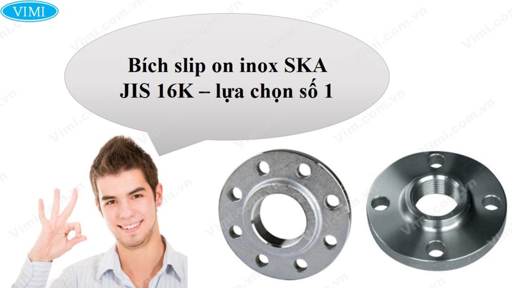 Bích Slip on inox SKA JIS 16K 2