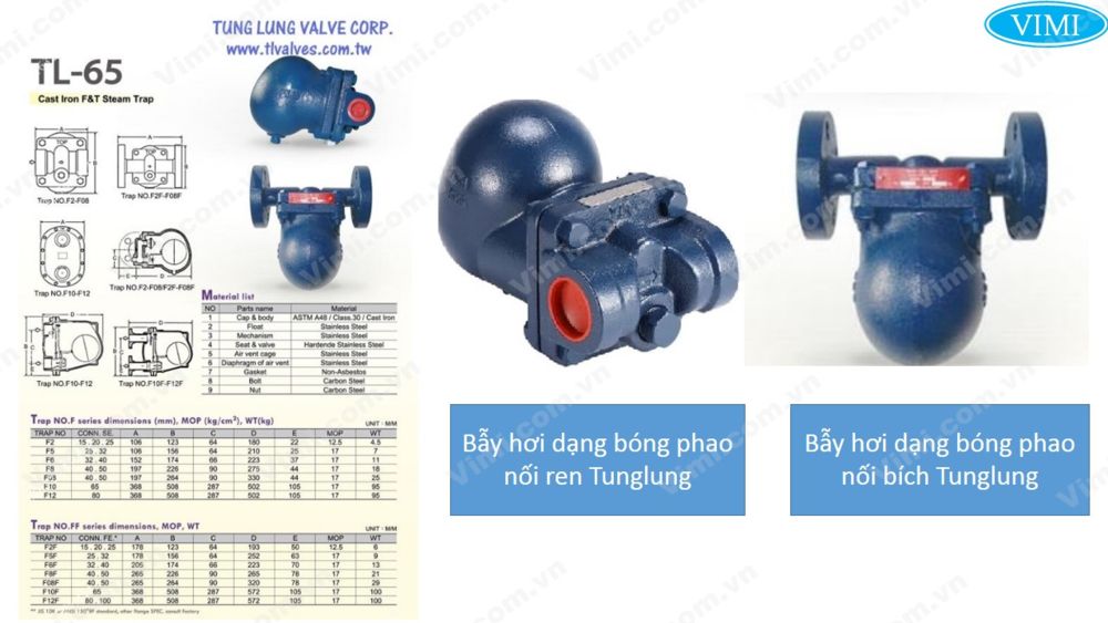 Bẫy hơi Tunglung 1