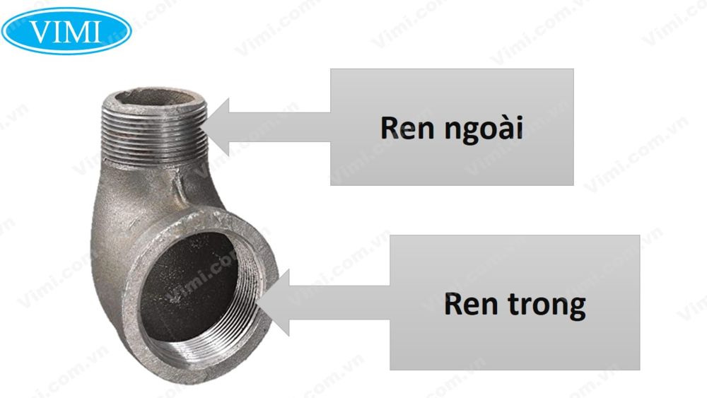 Cút giảm thép ren trong ren ngoài Shan xi 1