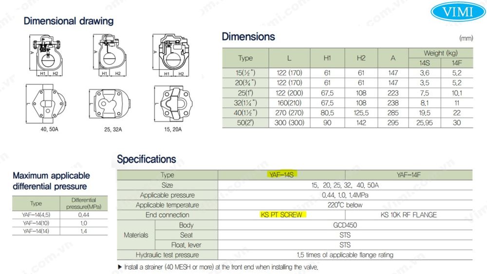 Bẫy hơi Samyang YAF-14S 2