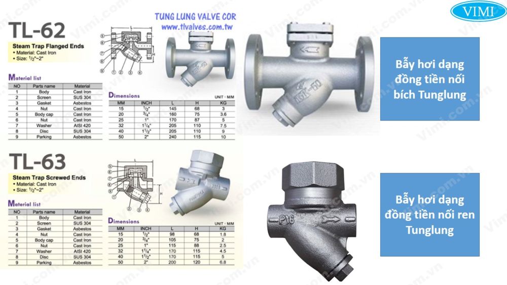 Bẫy hơi Tunglung Bẫy hơi Tunglung 3
