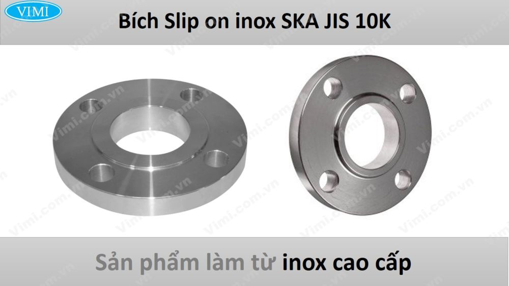 Bích Slip on inox SKA JIS 10K 3