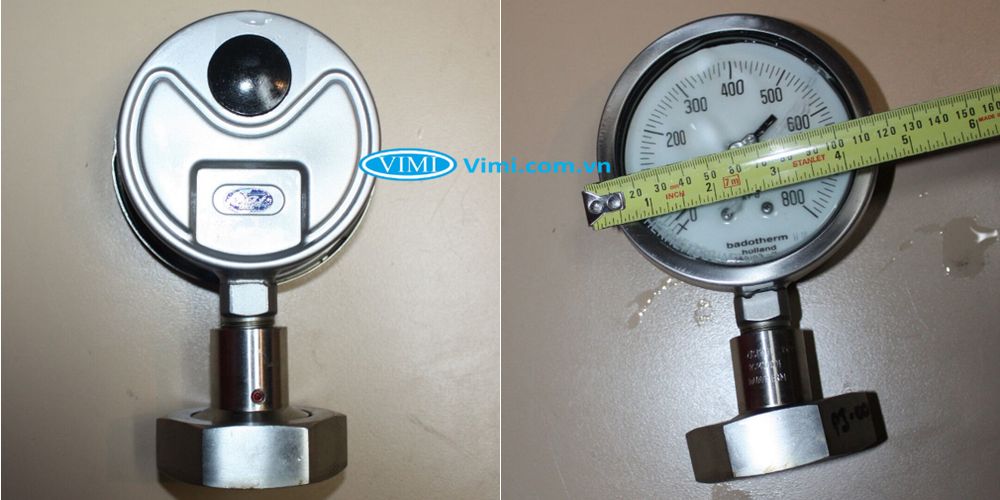 Đồng hồ áp suất Badotherm BDT13 badotherm kho 10 vimi.com .vn