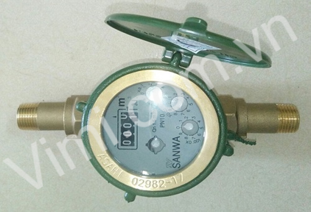 Cách đọc đồng hồ nước 4 số