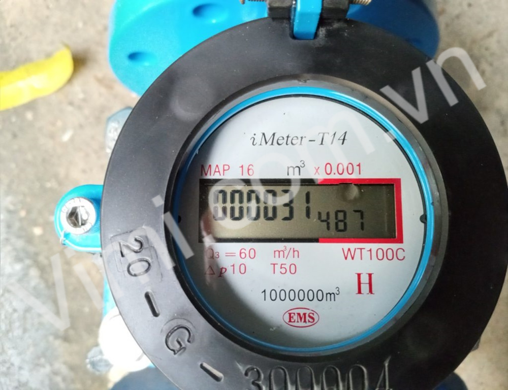 Cách đọc đồng hồ nước dạng điện tử