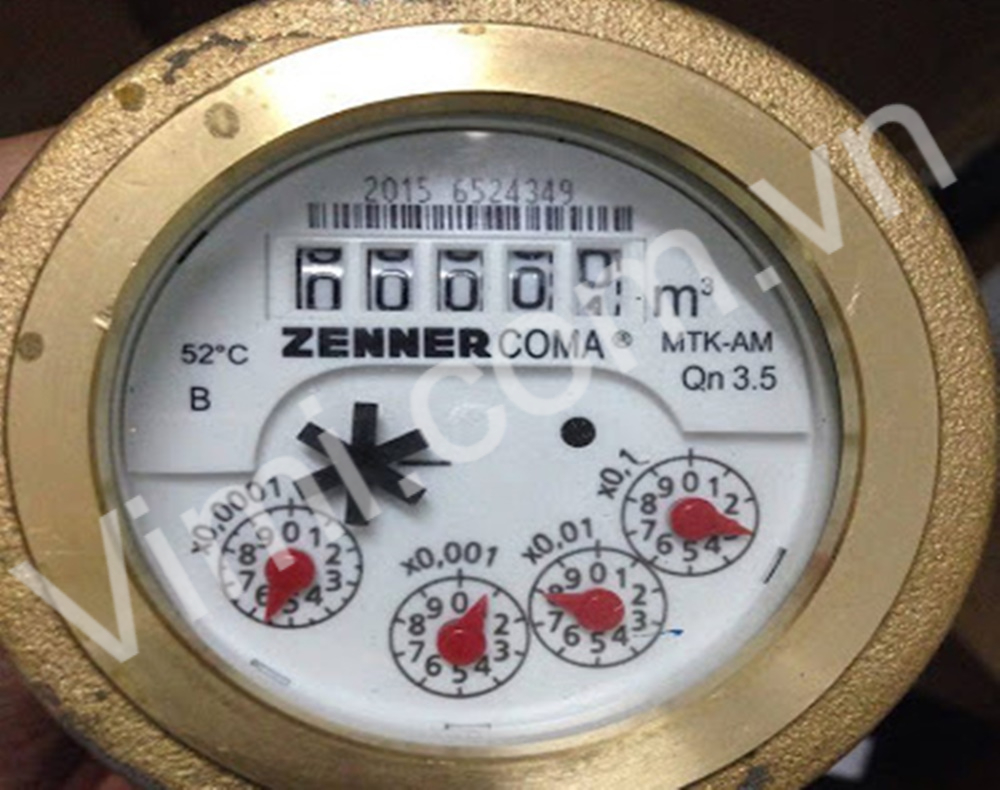 Cách đọc đồng hồ nước 5 số