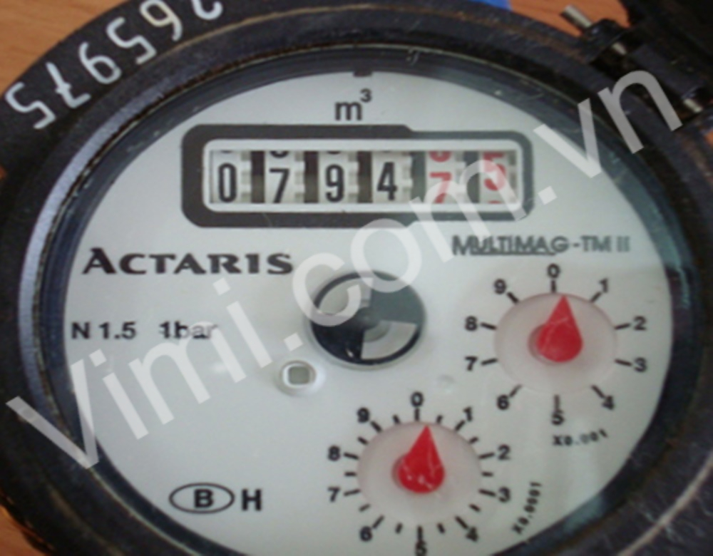 Cách đọc đồng hồ nước 6 số